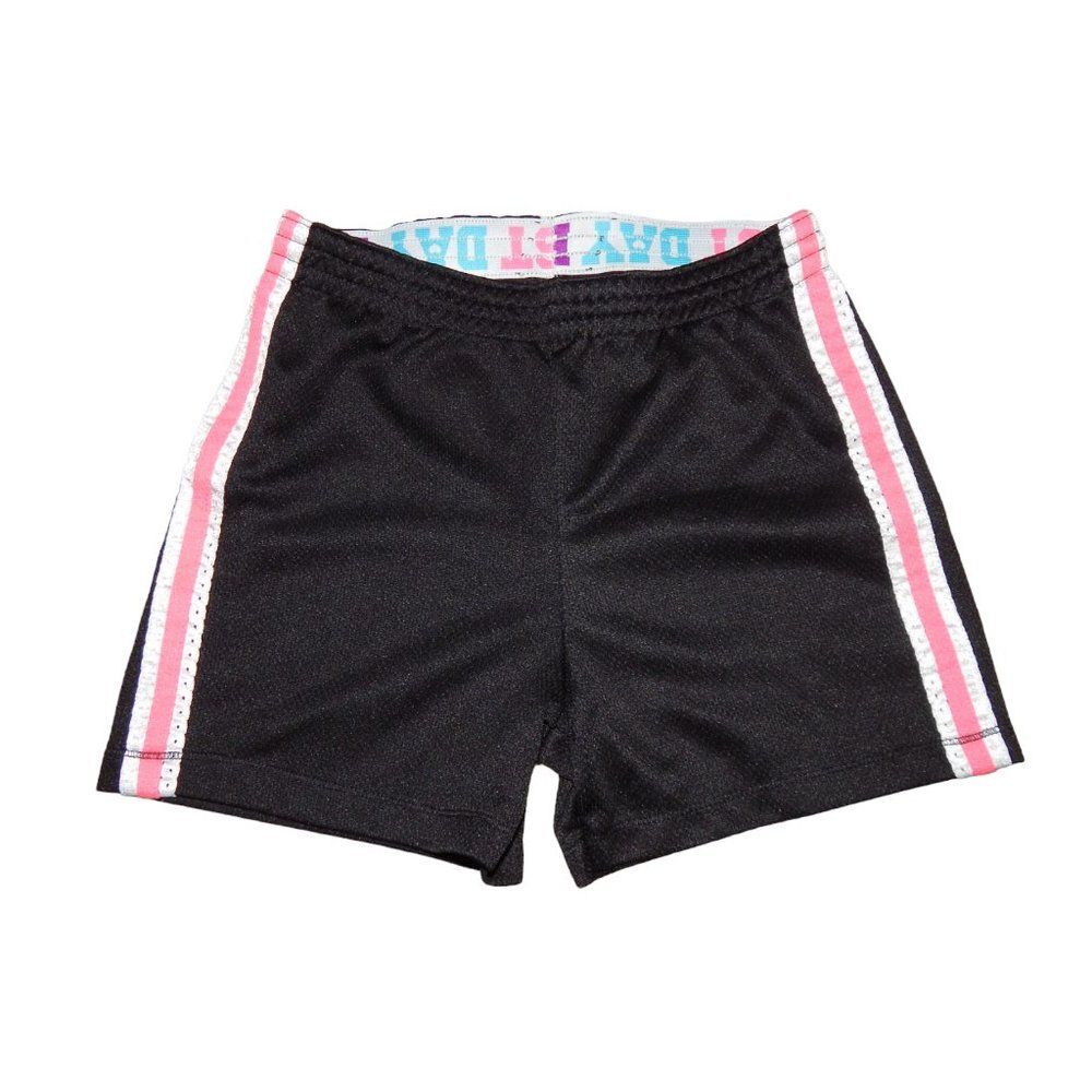 Faded Glory Girls Black Jersey Shorts Size 7/8